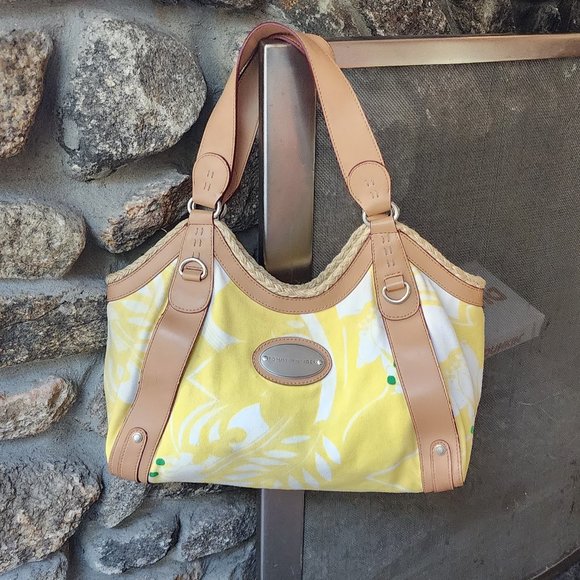 Tommy Hilfiger Yellow Floral Shoulder Bag - Picture 3 of 16